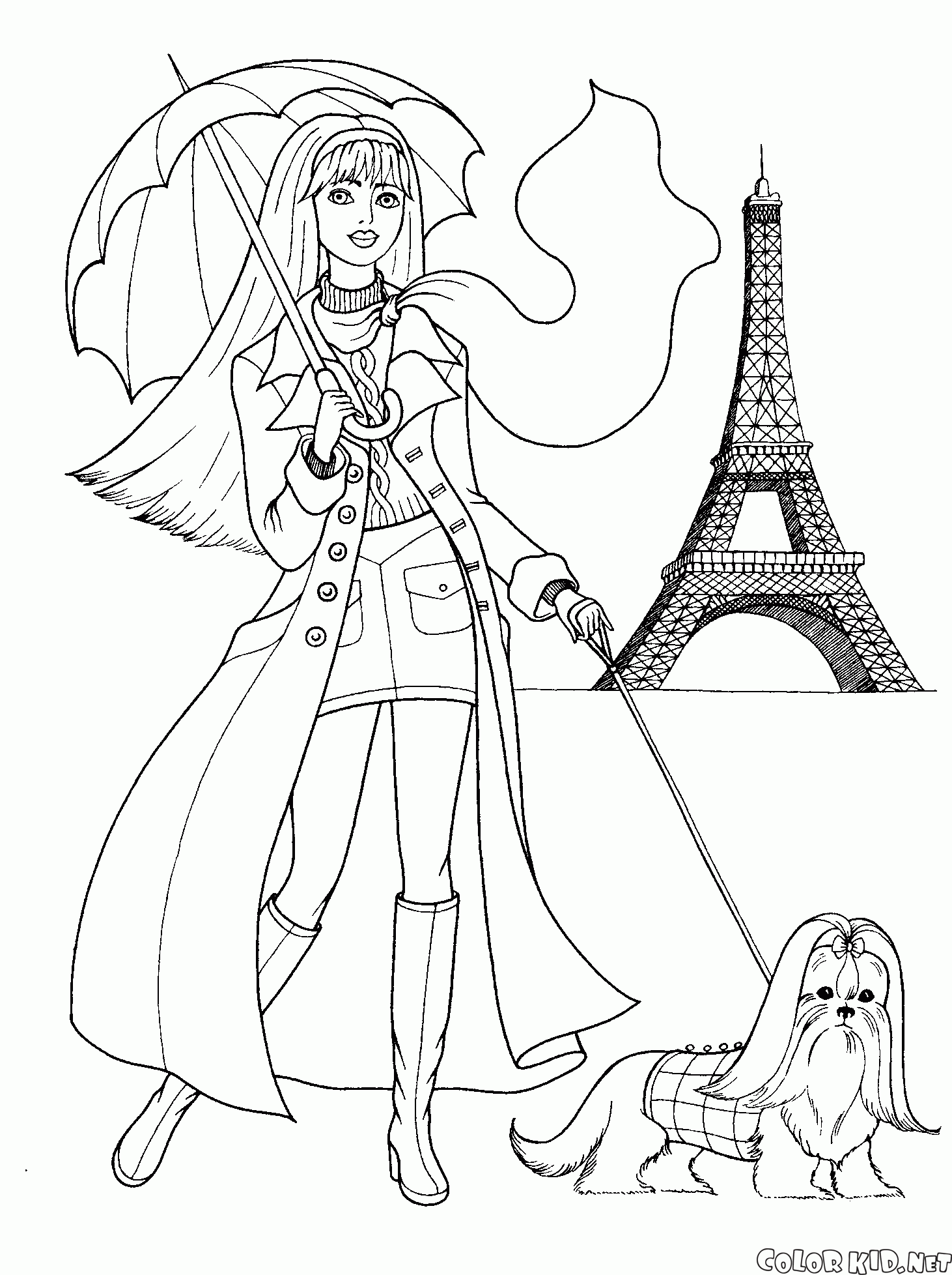 فتاة في باريس