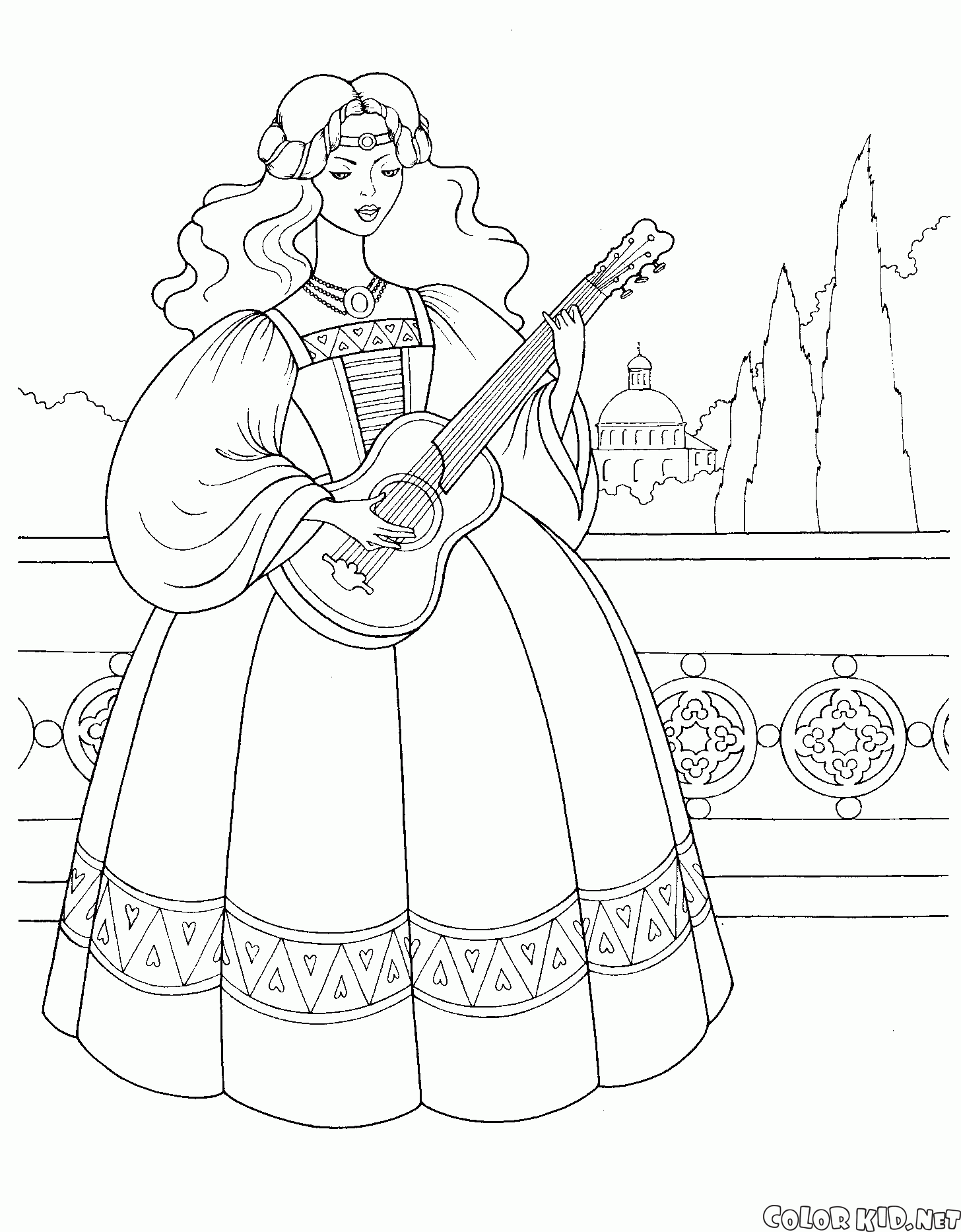 أميرة مع الغيتار