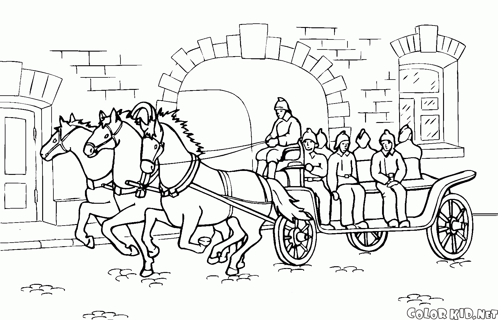 الحصان النقل