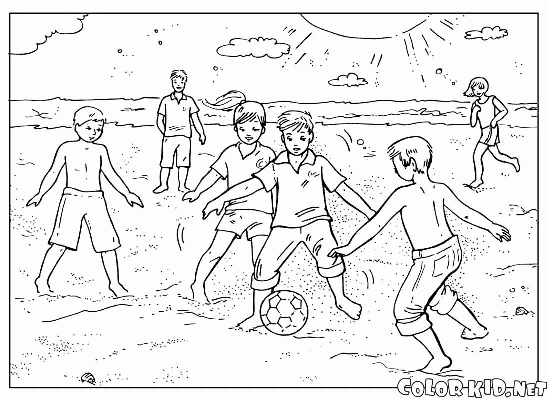 كرة القدم على الشاطئ