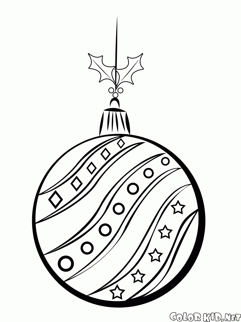 عيد الميلاد الكرة شجرة على سلسلة