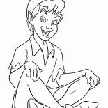 بيتر بان يضحك