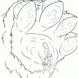 الجنية تساعد الوحش