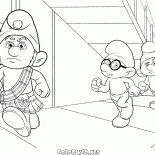 سنفور في الشارع