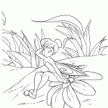 تينكر بيل يرتاح