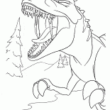 هدير عال الديناصور