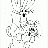 الخلد والأرنب البري