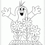 الخلد والزهور