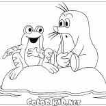 الضفدع والخلد