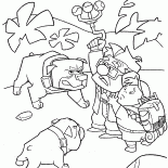 الكلاب تحيط