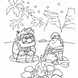 نار في الليل