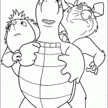 سلحفاة وحيوان الأبوسوم