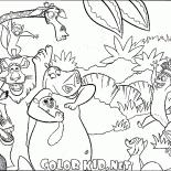 غلوريا مع الليمور