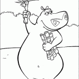 غلوريا على الشاطئ