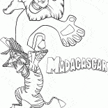 مارتي والأسد مضحك