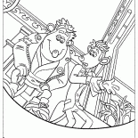 على حافة المرحاض