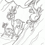 الحيوانات يفرون إلى السفينة