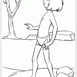 ماوكلي يستكشف الغابة