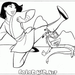 مولان وموشو يتدربان