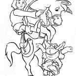 كيفن على حصان