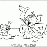 توم وجيري على البحيرة