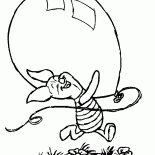 خنزير صغير وبالون