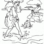 حورية البحر مع الساقين