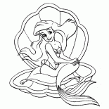 حورية البحر الصغيرة في الحوض