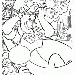 بالو في أرجوحة