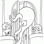 الأخطبوط في المعرض