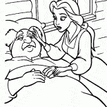 مرض والد الحسناء في ل