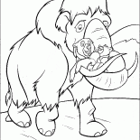 الماموث يحمل الدببة