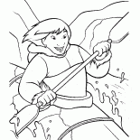 كيناي على متن قارب