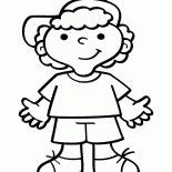 صبي يرتدي قبعة