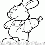 الأرنب مع الجزرة