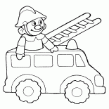 شاحنة النار لعبة