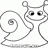 الحلزون على المشي