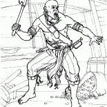 القراصنة بفأس