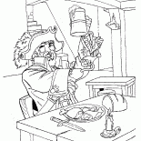 الكابتن لتناول العشاء