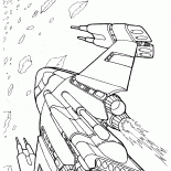 سفينة حربية في الفضاء