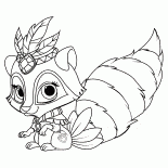 الراكون وردة الذرة