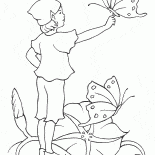 عفريت وفراشة