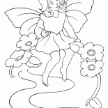 جنية صغيرة تستريح