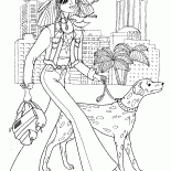 فتاة في المدينة