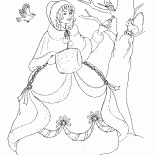 أميرة في فصل الشتاء