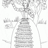 أميرة في الحديقة