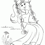 أميرة على أرجوحة
