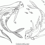 حوريات البحر للسباحة