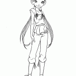 هاي لين في فستان المدينة