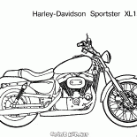 دراجة نارية من الزمن الماضي